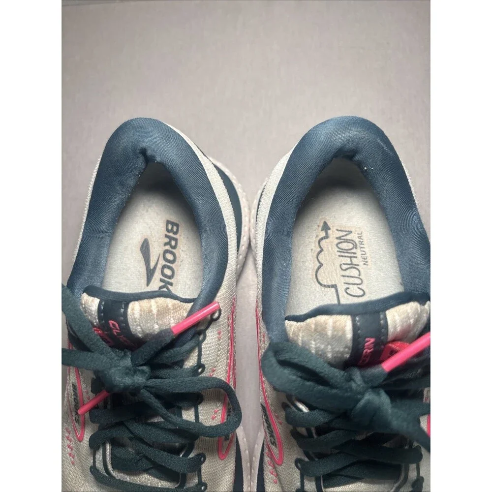 Brooks Glycerin 19 Running Shoes Womens Sz 7 Blue Pink Sneakers Athletic Medium